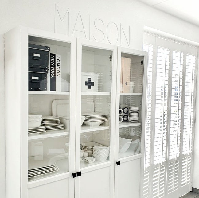 Maison metalen decoratie