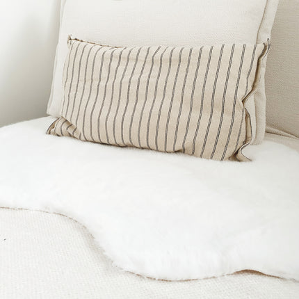 Imitation sheepskin white