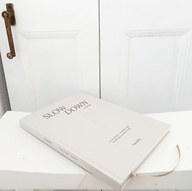 Slow Down Journal |  For reflection & intention | ENG