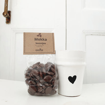 Beldi mok hart met Mokka boontjes