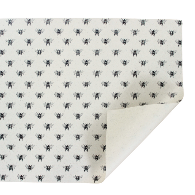 Cadeaupapier van gras papier, 50 x 70 cm, wilde bij