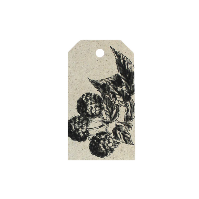 Cadeaulabels van frambozengraspapier