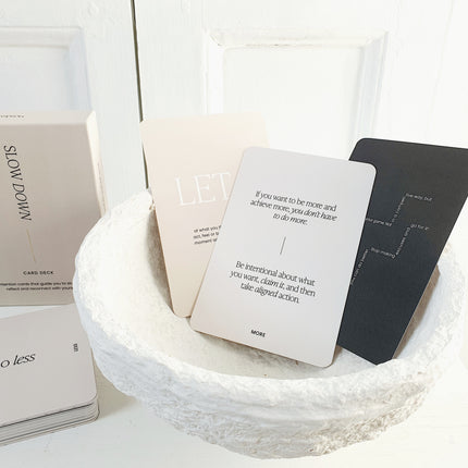 Slow Down CardDeck | English
