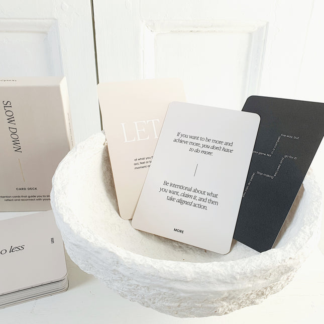 Slow Down CardDeck | English