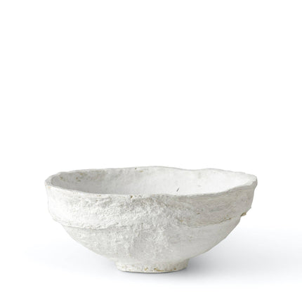 SUSTAIN sculptuurbowl, groot, wit