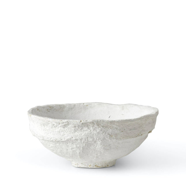 SUSTAIN sculptuurbowl, groot, wit