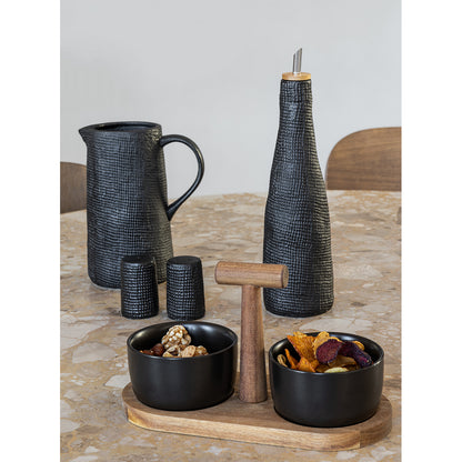 JENS Living Wafel Peper & Zout Set zwart