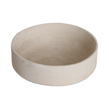 Kalk / papier-maché schaal