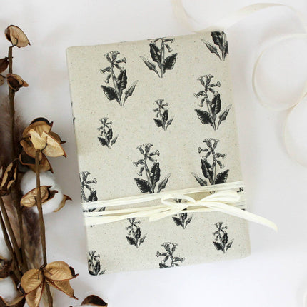 Cadeaupapier strik van graspapier, 50x70 cm, koekoeksbloem