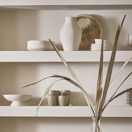 Kalk / papier-maché schaal