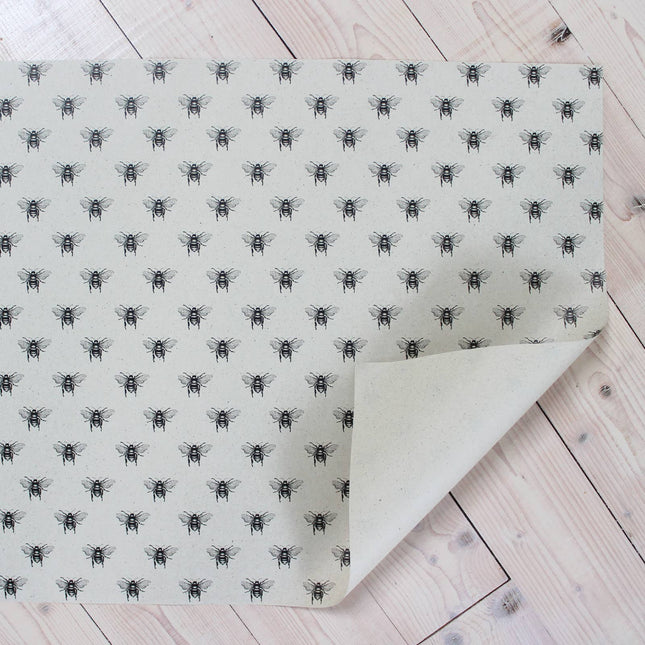 Cadeaupapier van gras papier, 50 x 70 cm, wilde bij