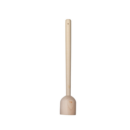 Houten aardappelstamper