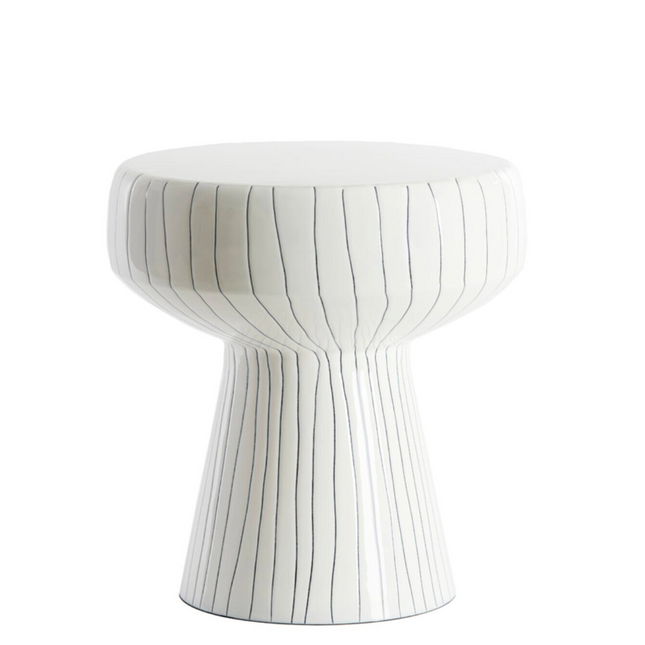 Bijzettafel DAKWA wit XL