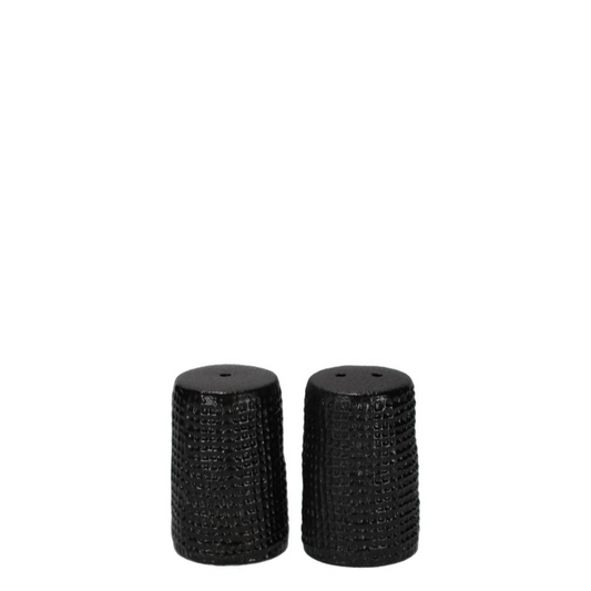 JENS Living Wafel Peper & Zout Set zwart