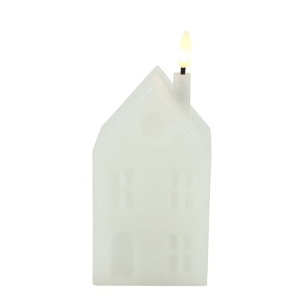 Ledkaars huis wit M