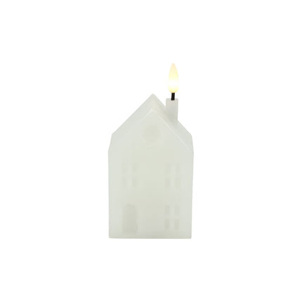 Ledkaars huisje wit S