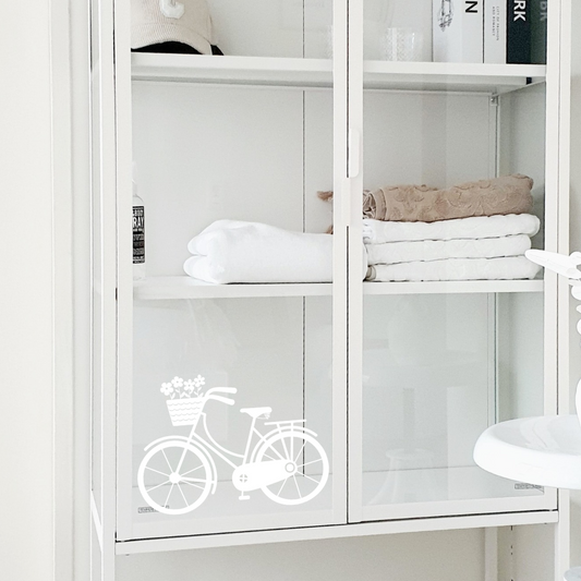 Raamfolie fiets