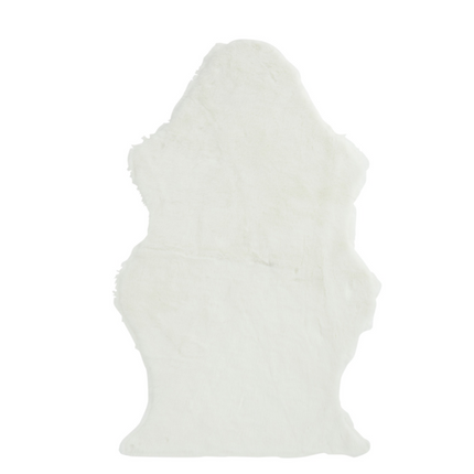 Imitatie schapenvacht wit