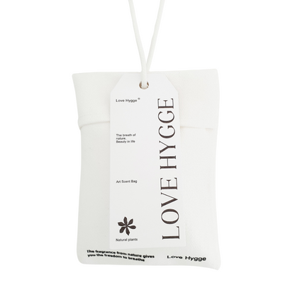 Cotton scented sachet with the text Hygge