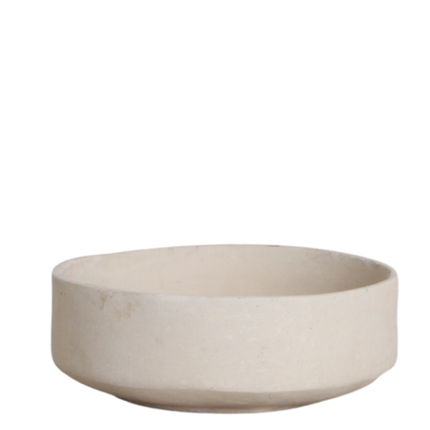 Kalk / papier-maché schaal