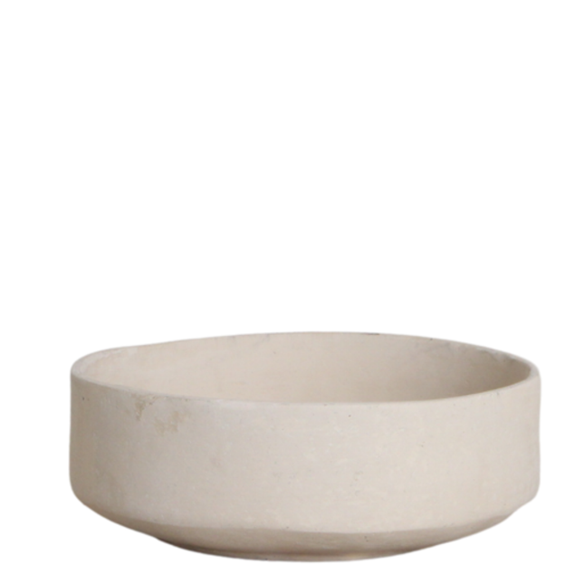 Kalk / papier-maché schaal