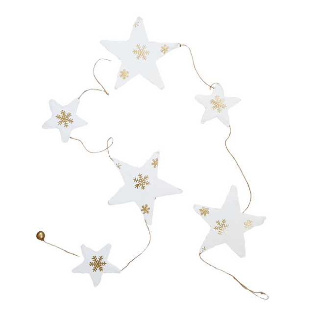 Papier-mache sterrenhanger