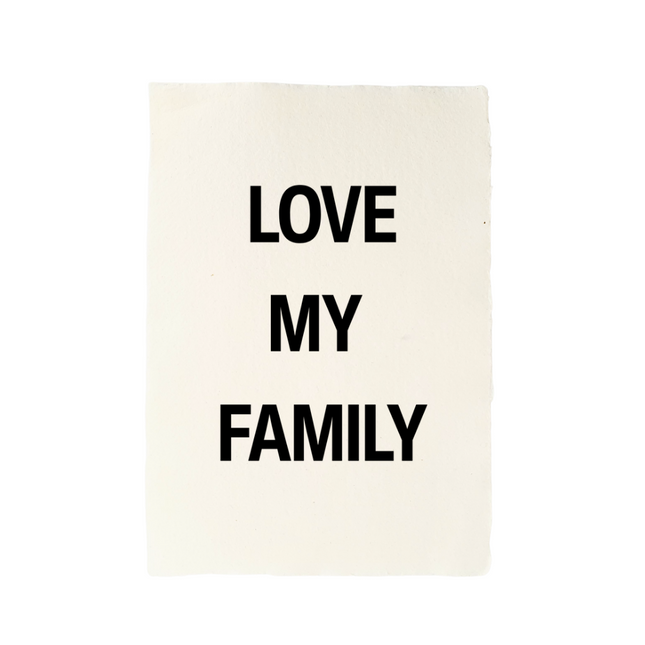 Handgeschept papier family