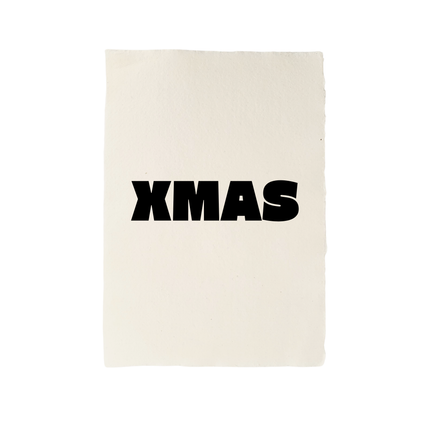 Handgeschept papier XMAS