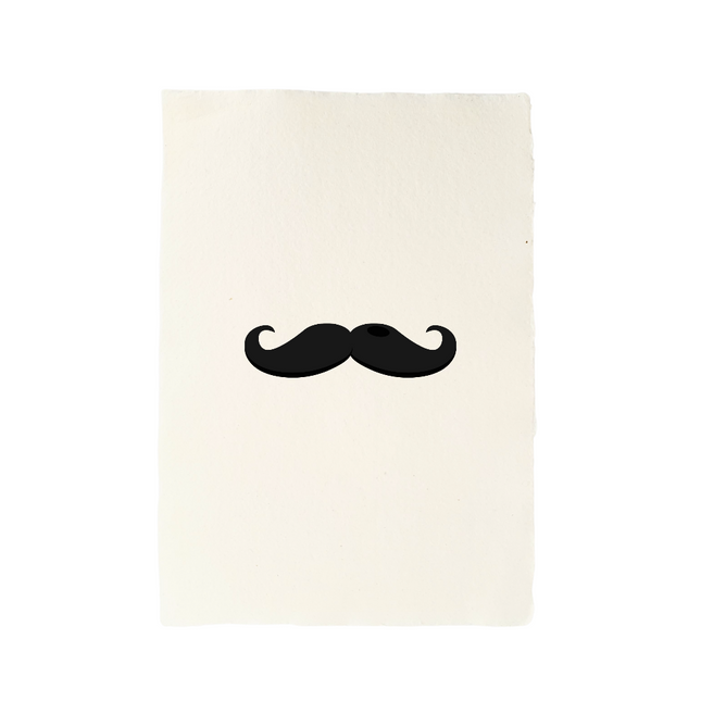 Handgeschöpftes Papier mit Igelillustration