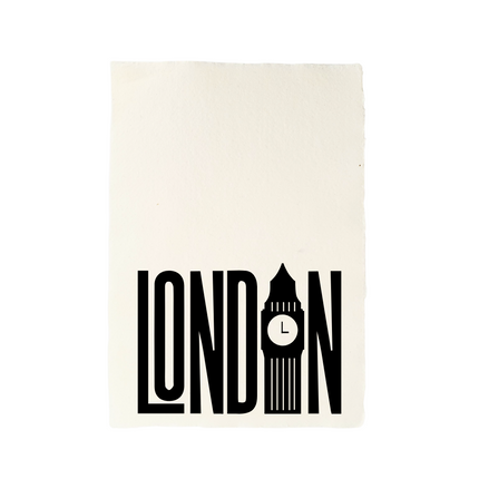 Handgeschept papier Londen