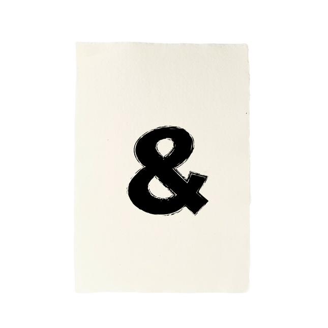 Handgeschöpftes Papier mit Igelillustration