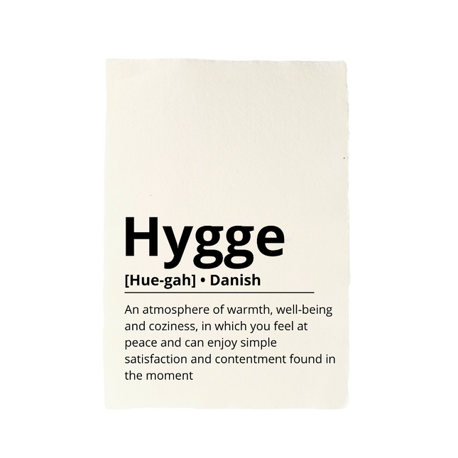 Handgeschept papier Hygge
