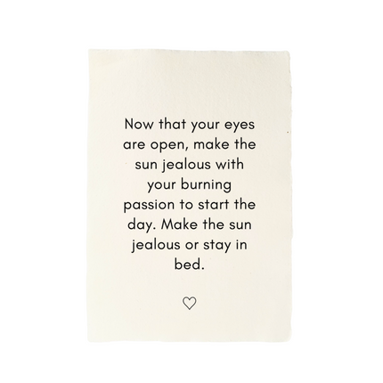 Handgeschept papier Sun