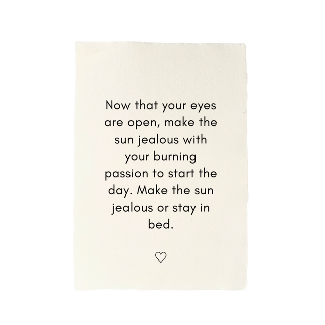 Handgeschept papier Sun