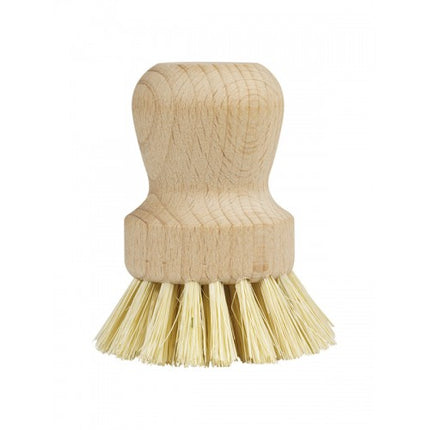 Houten glazen afwasborstel knop