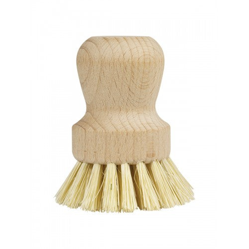 Houten glazen afwasborstel knop