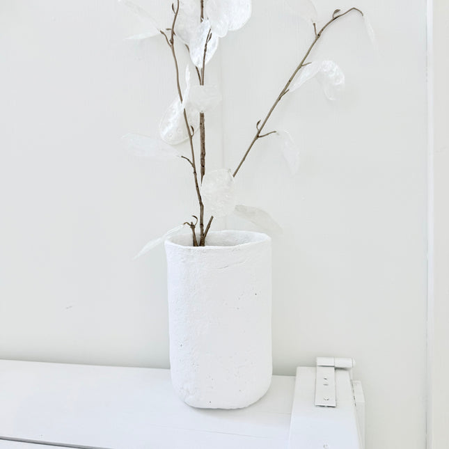 Papier-maché lepelpot