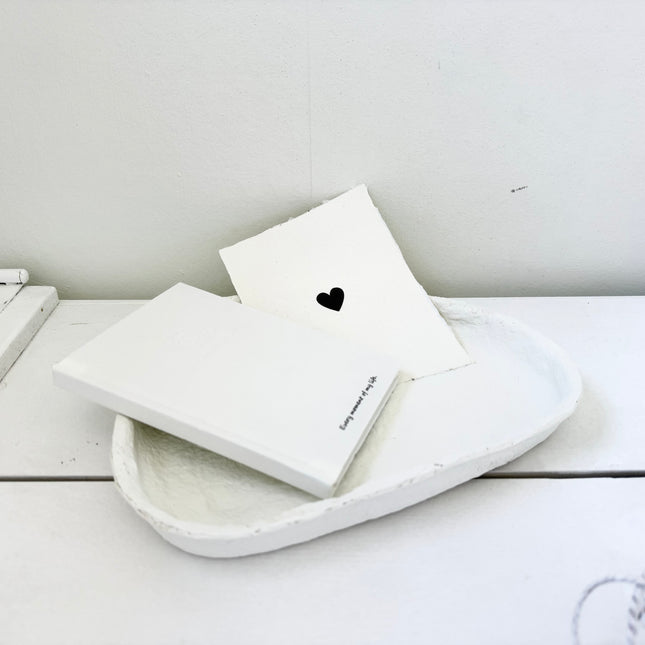 Papier-maché plateau abstract