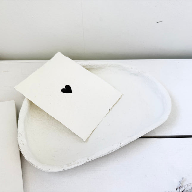 Papier-maché plateau abstract