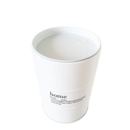 Blik met geurkaars Home