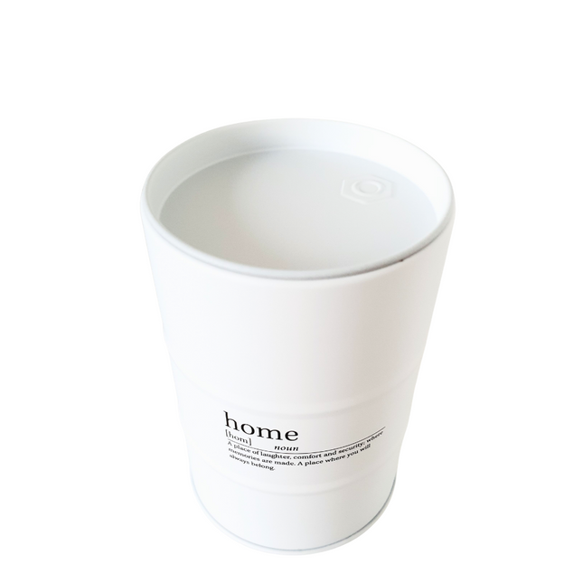 Blik met geurkaars Home