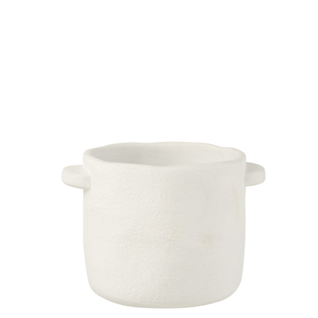 Pot cement wit medium