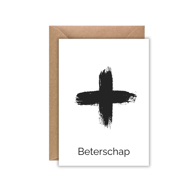 Kaart wit beterschap