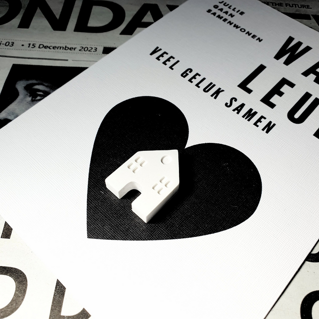 Kaart wit samenwonen