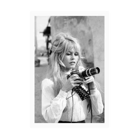 Kaart wit illustratie Brigit Bardot
