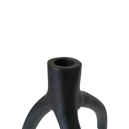 Metalen kandelaar driepoot