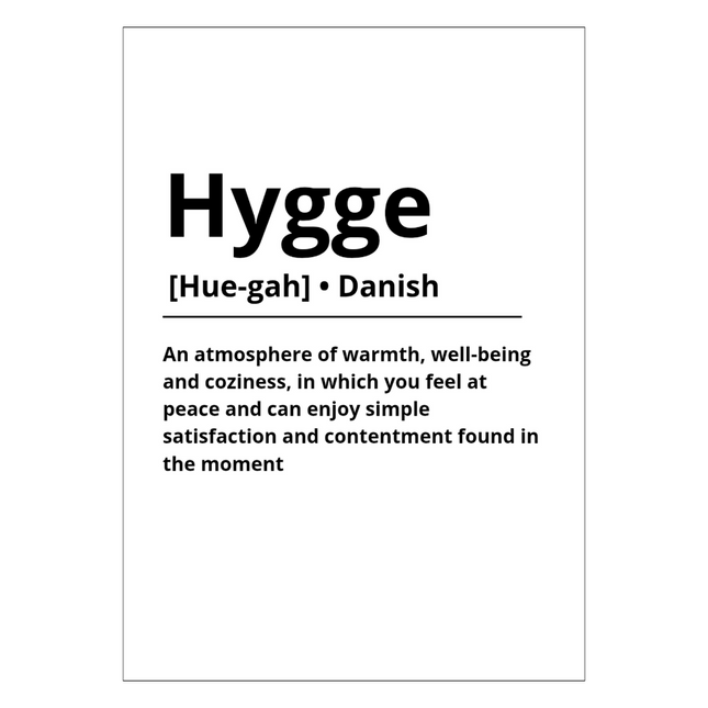 Poster A4 - Hygge