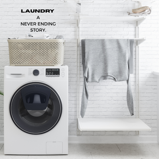 Muursticker Laundry