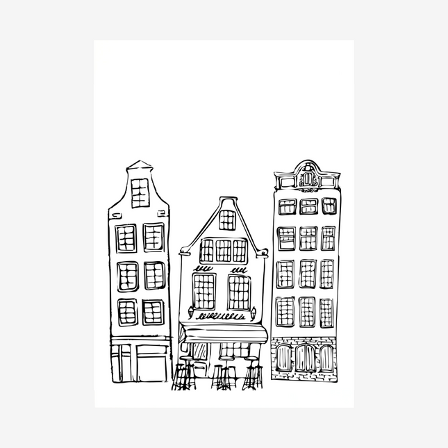 Linen pressed card - Heart