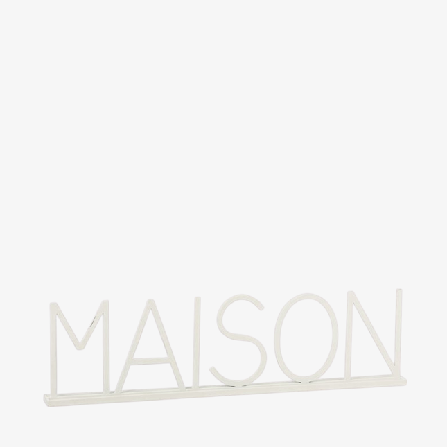 Maison metalen decoratie